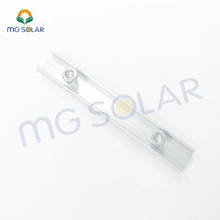 Chinese Factory Solar Rail Connector Solar Racking System Aluminum Rail Connector for Rail Installation