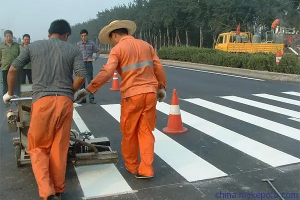 
Single Cylinder Preheating Hand Push Making Road Marking Shoe Line Marking Machine 