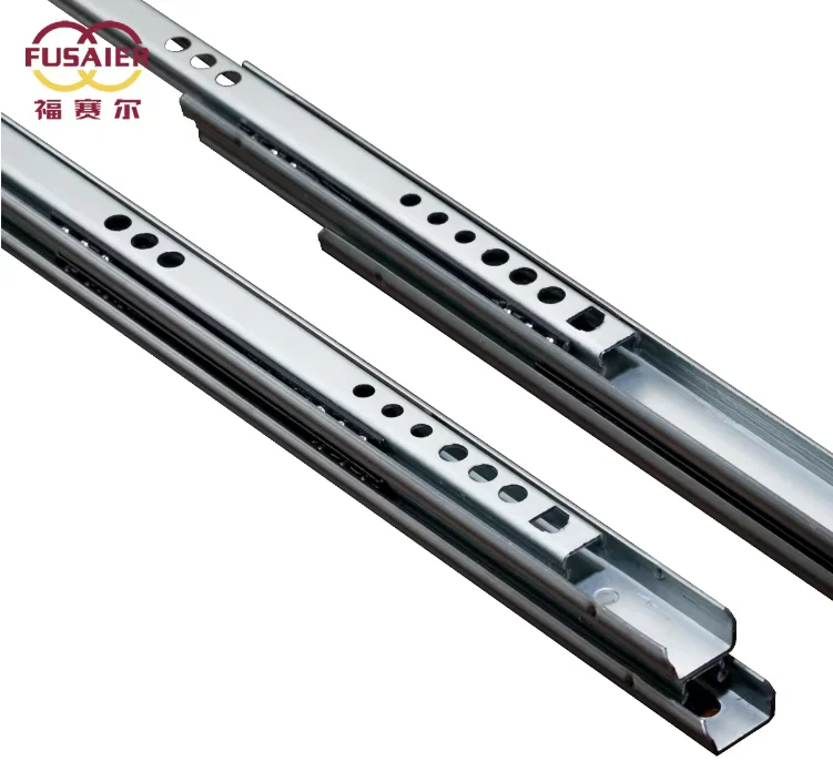Hot sell ball bearing drawer guide glides double deck light duty telescopic channels mini small slide rail system
