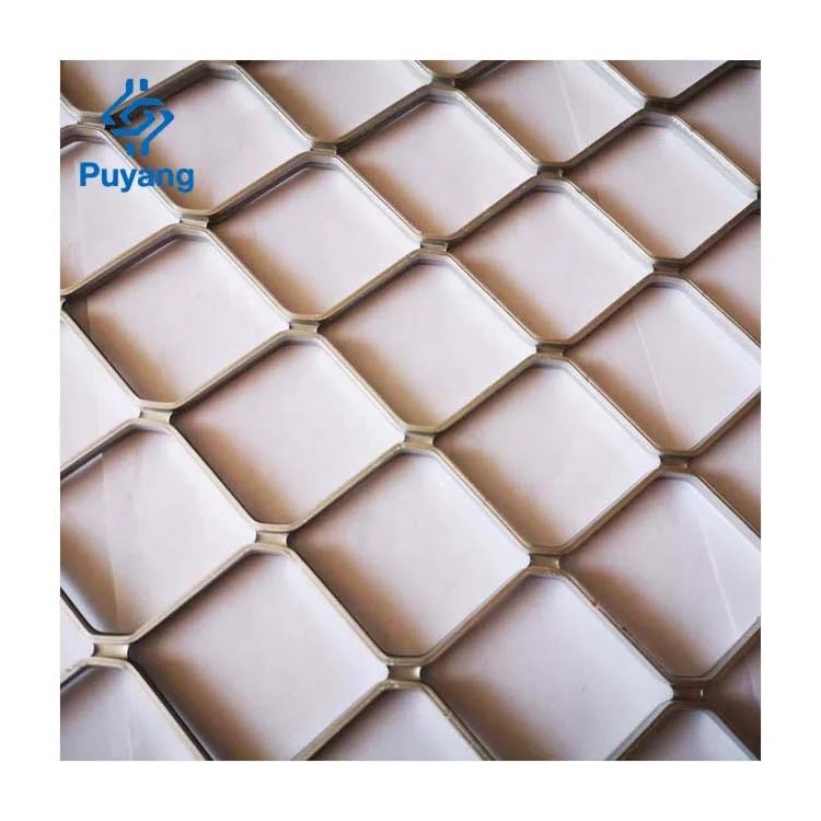 Foshan supplier aluminum 6061 punching mesh punching grille for door