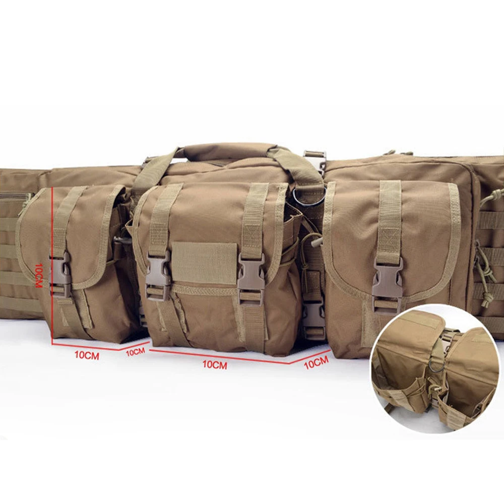 Outdoor Fishing Tackle Bag Carring Handle Shoulder Waterproof Long Gun Case Tactical Soft Oxford Case Gun Bag