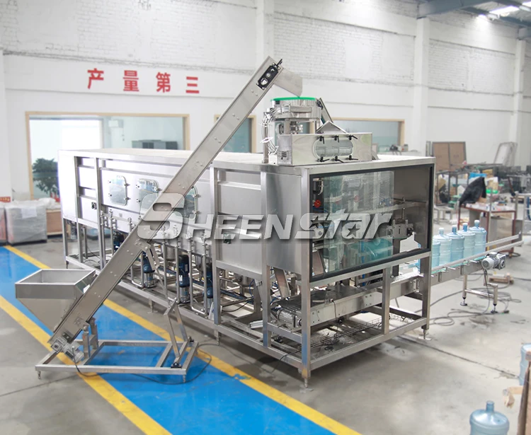 20 liter  5 gallon bottled mineral water pure water filling machine