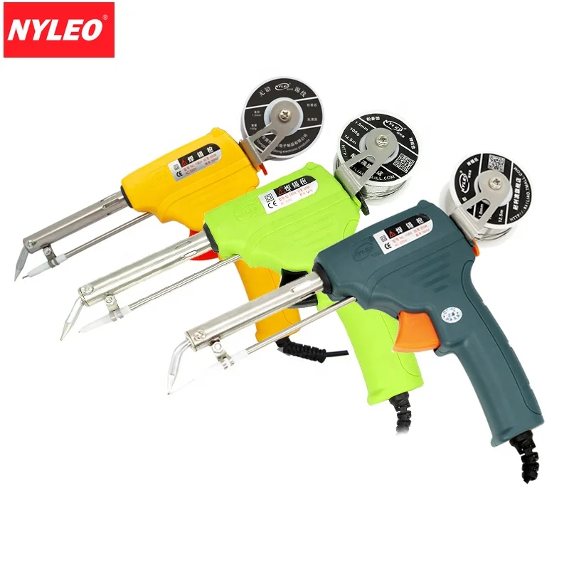 220V  Automatically Send Tin soldering iron gun 60W electric soldering irons kit  for welding circuit board