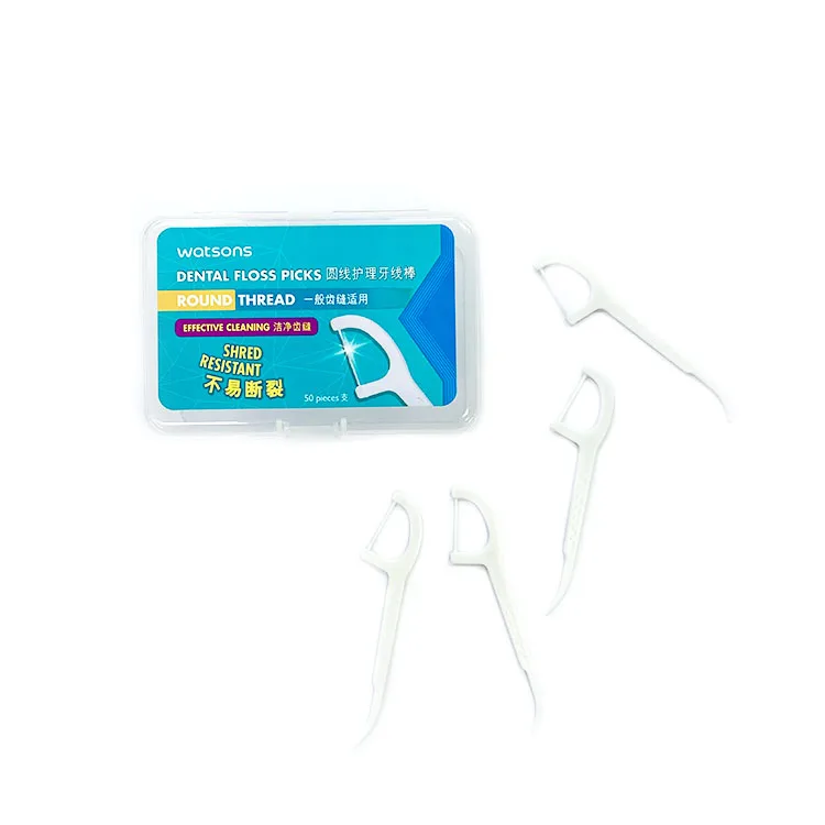 cheap price Floss pick box corn premium dental floss 50pcs disposable dental floss pick