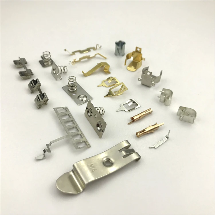 Custom Stamping Electronic Components Contact Spring Clip Battery Contact