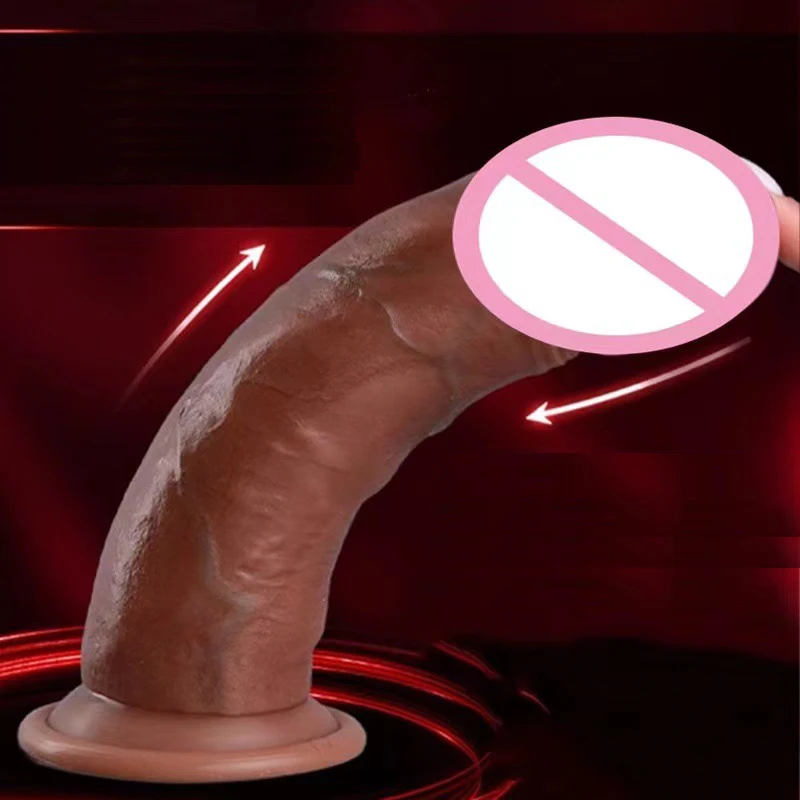 Liquid silicone skin simulation dildo penis female masturbation adult sex toy foreign trade hot product