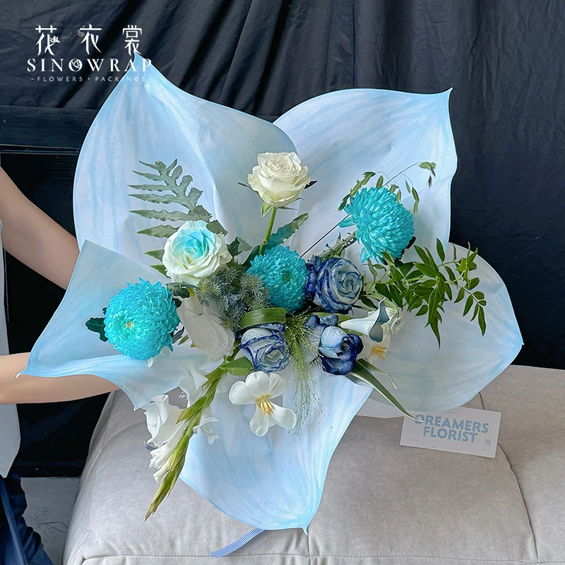 2024 Lotus petals shape flower wrapping paper