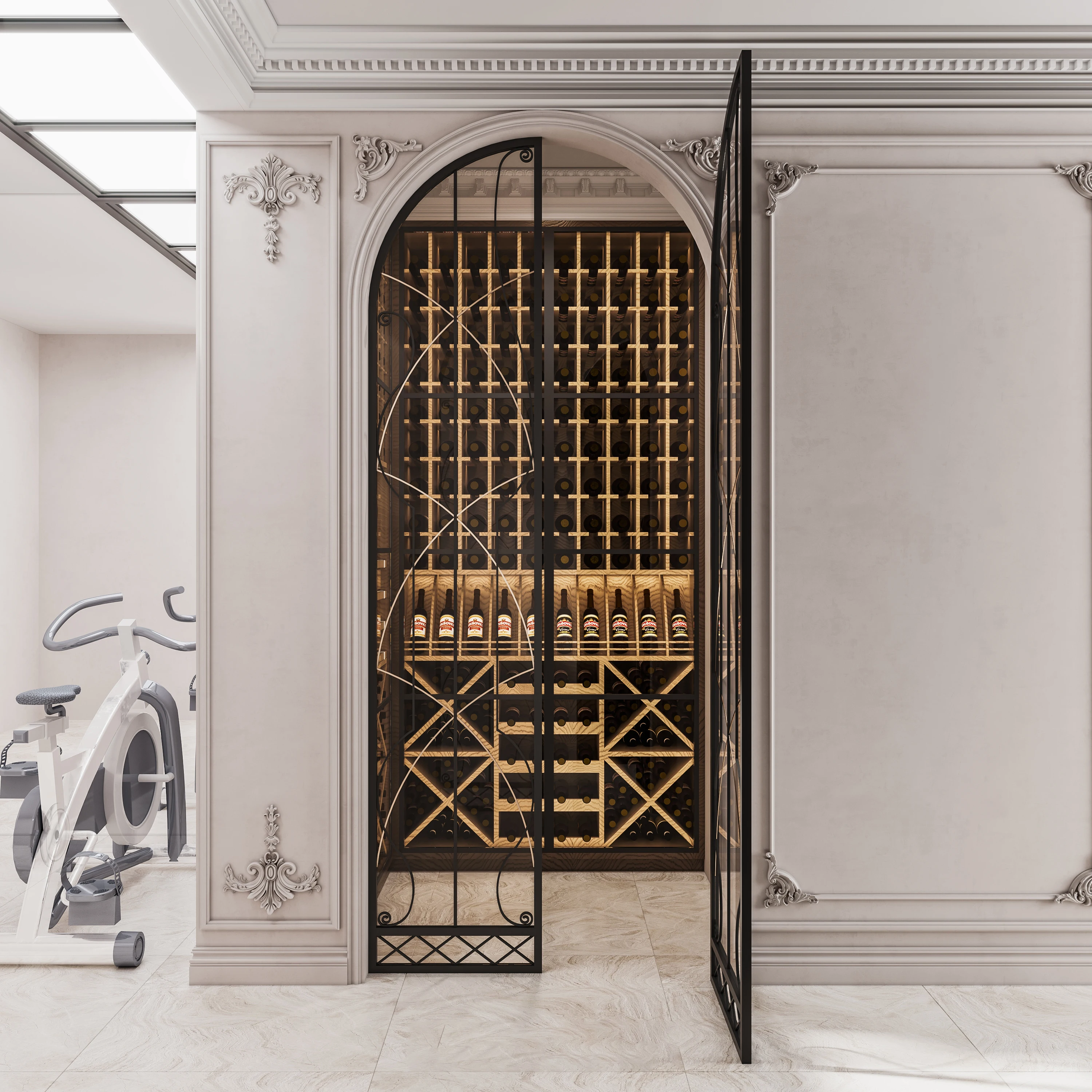 Polyurethane molding cornice custom pop style elegant decorative strip fireproof PU cornice