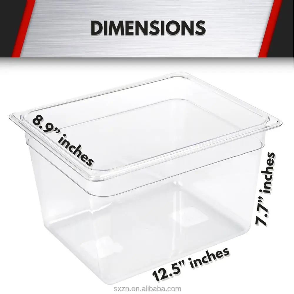 12 Quarts sous vide container for Sous Vide Water Bath