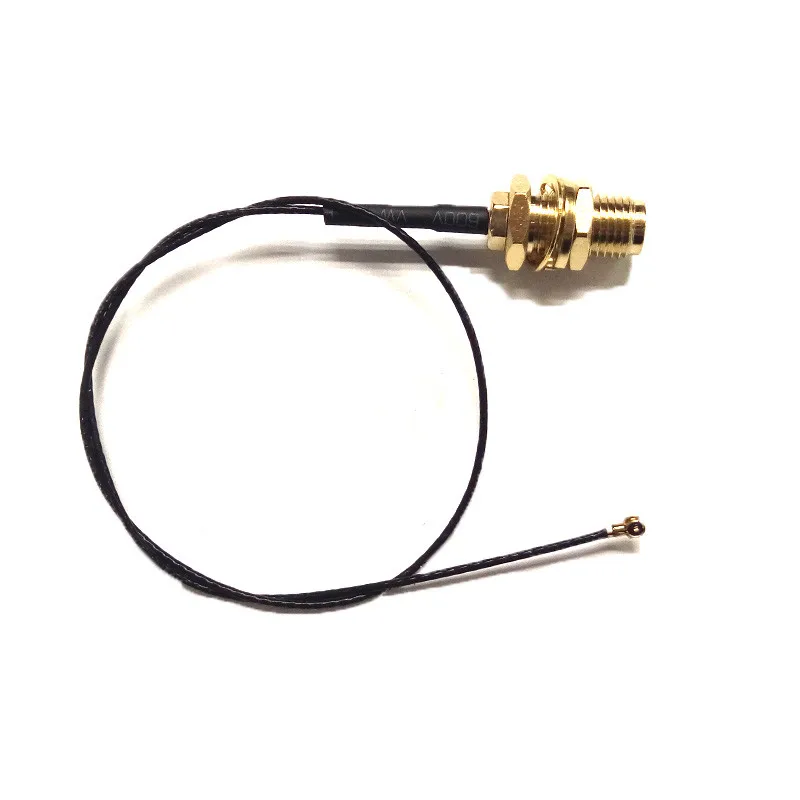 2dbi Wireless 2.4GHz WiFi Antenna RP-SMA + MHF4/IPX Pigtail Cable for NGFF M.2 Wireless card M.2 long range wifi antenna