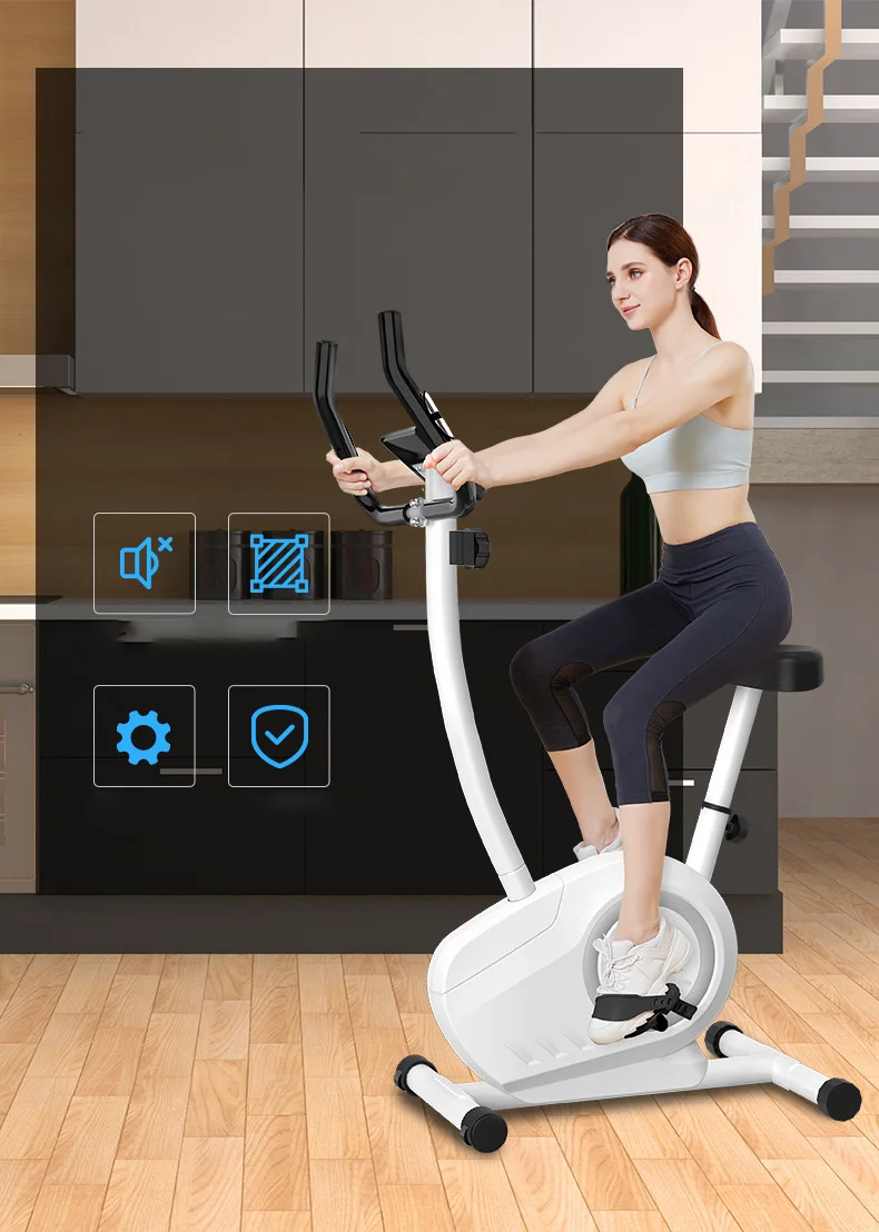 Manufacturers Wholesale Spinning Bike Home Magnetic Control Fitness Exercise Small Indoor Fat Burning Exercise Bike