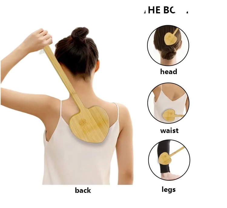 Wholesale Wood Back Scratchers Extendable Scratch Bamboo Body Massage Tool with Body Stick Roller