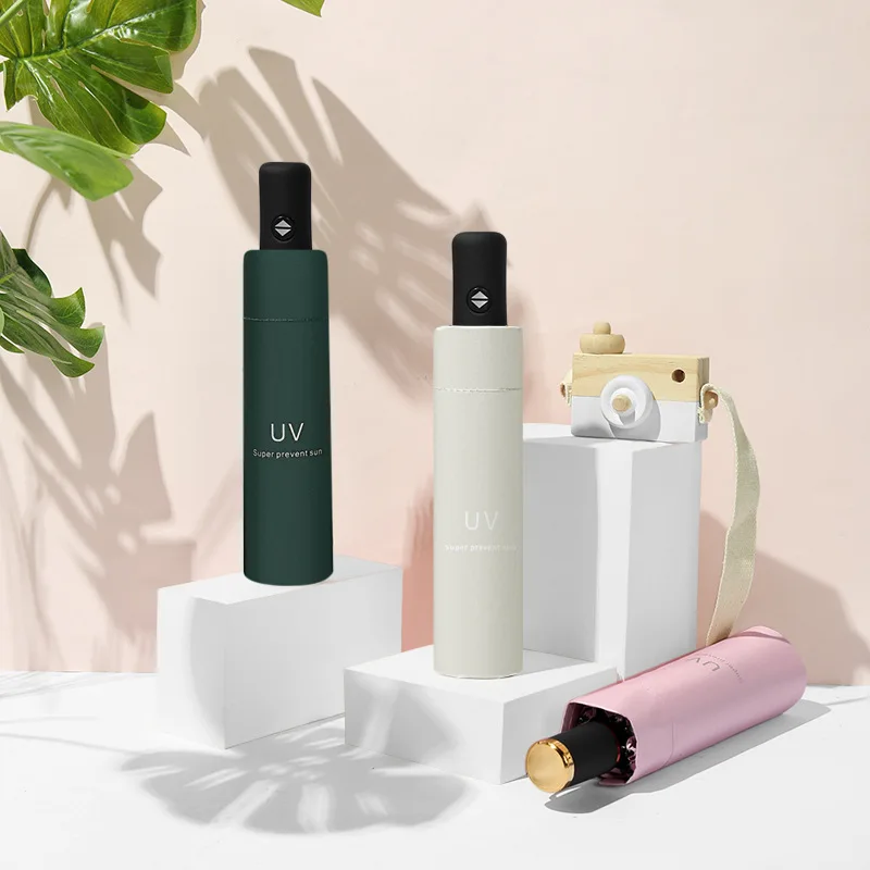 Sunscreen Uv Umbrella Automatic Umbrella Men and Women Folding Sun Umbrella automatic travel