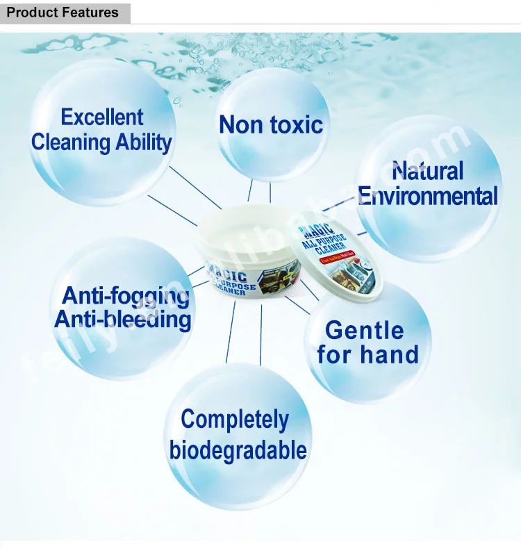 Natural Eco-friendly Magic Stain Remover Cleaning Degreaser Paste