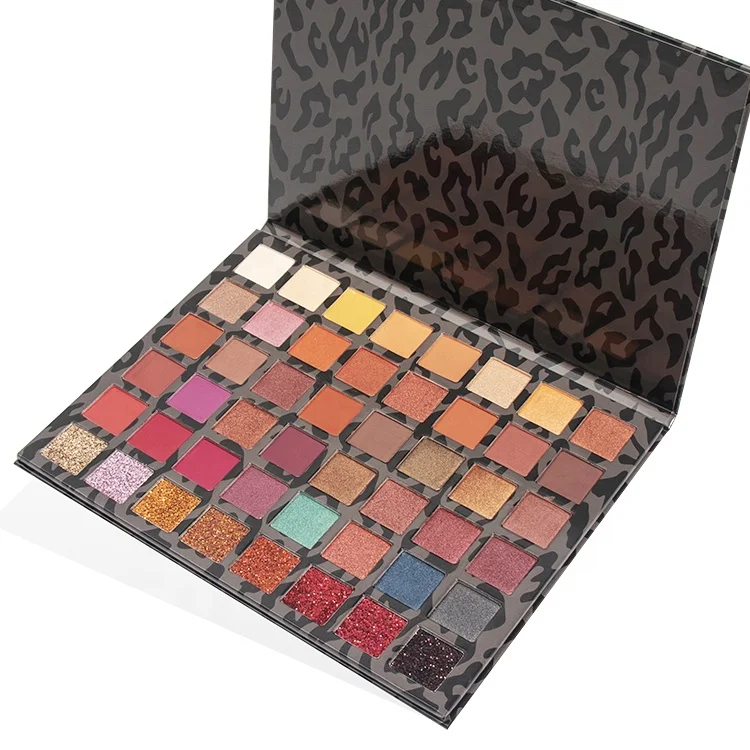 
Latest Makeup Products 48 Color Shimmer Matte Glitter Eyeshadow Palette With Cardboard Packaging 