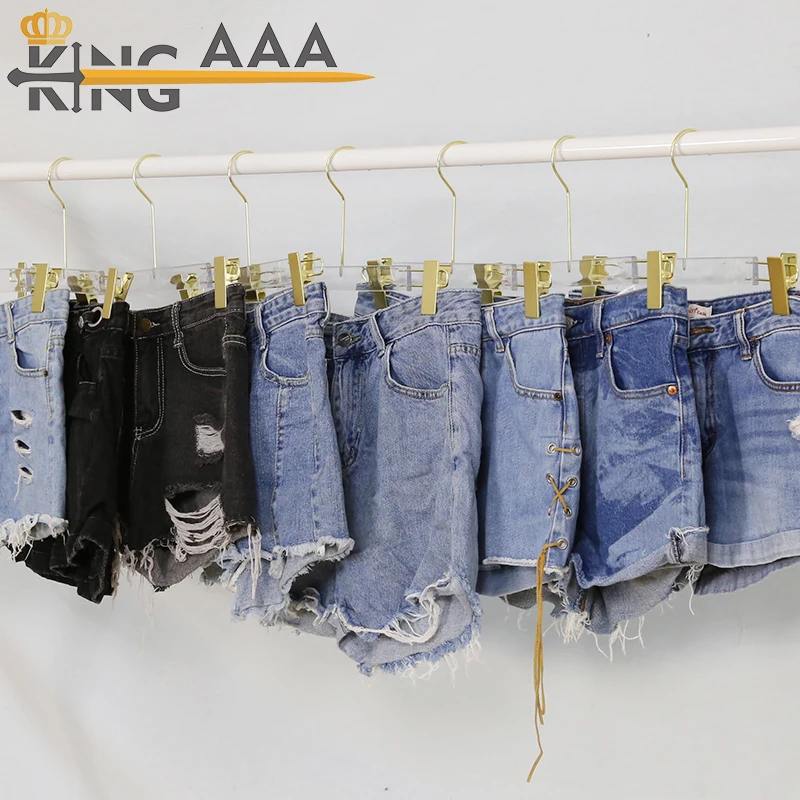 Millions used clothes wholesale price ladies pant stock product second hand shorts