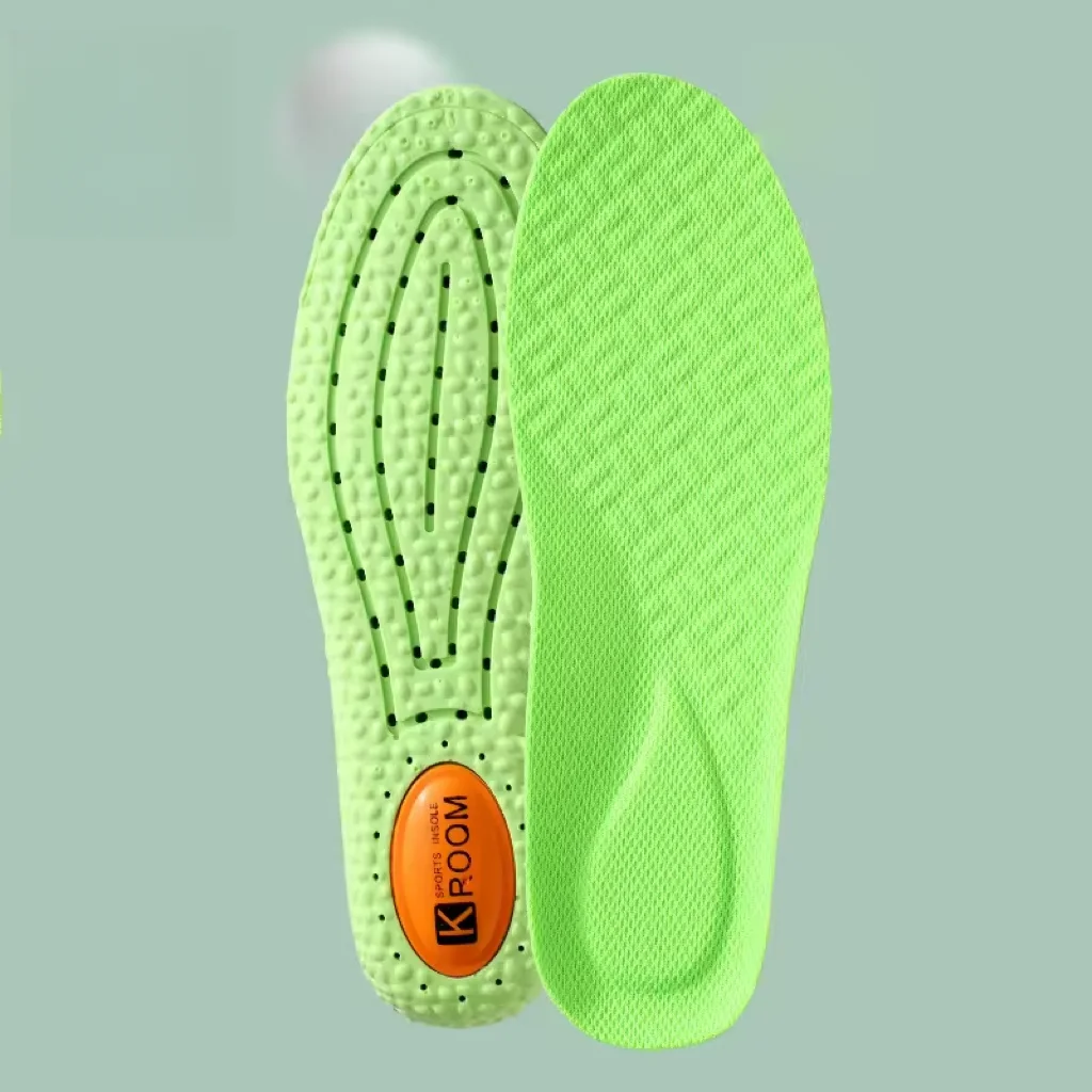 Super soft air cushioning sports insole  massage for both men and women  sweat-absorbing odor-proof wormwood basketball insole