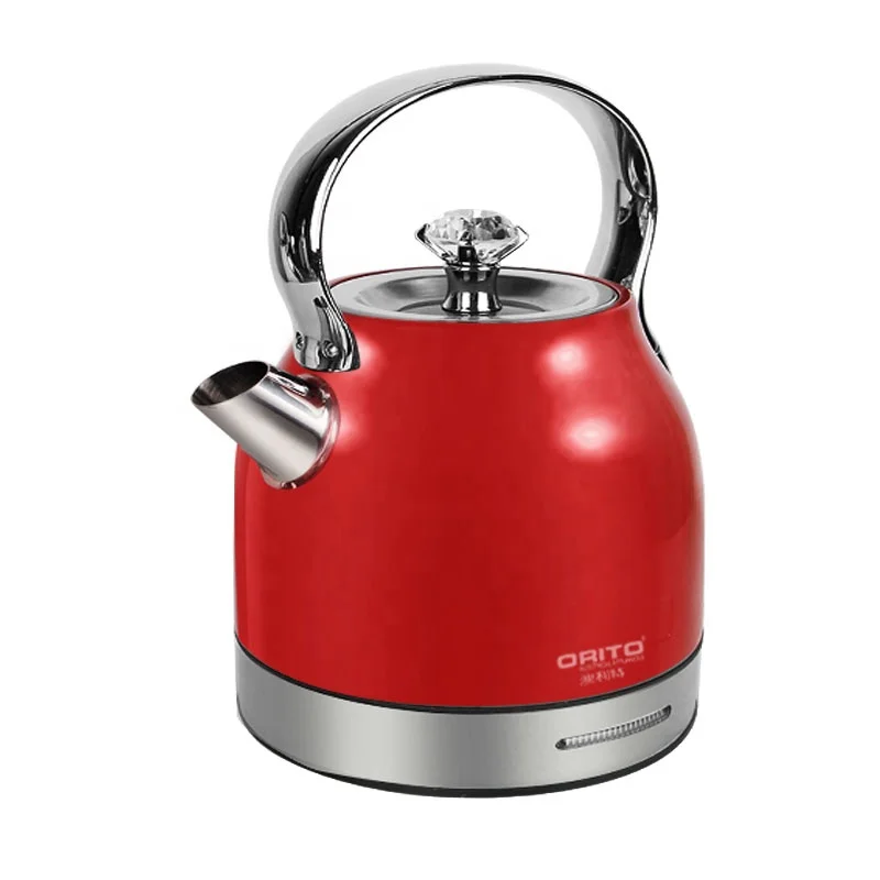 Good Quality Portable 1.8L electric kettle With Crystal Design