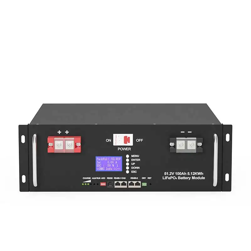 5KWH Rack Mounted ESS Lifepo4 battery Home solar energy storage system 48V 51.2V 100Ah 200ah 300Ah lithium ion battery 10kwh