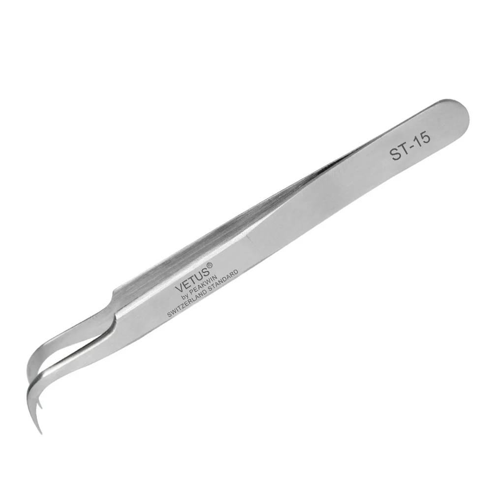 VETUS ST- 13 hrc40 ts-15 st-11 st-12 stainless steel eyelash lash tweezers set vetus tweezers st-15