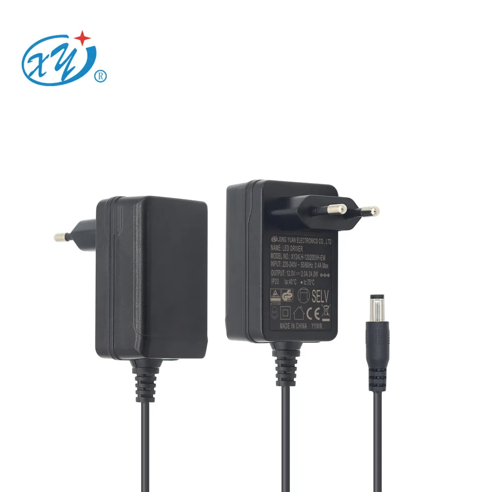 tuv ce gs christmas lights led 2000mA 12v 2a power supply adapter 14v 1.7a 24w dc adapter 12v2a eu plug ac to dc power adaptor
