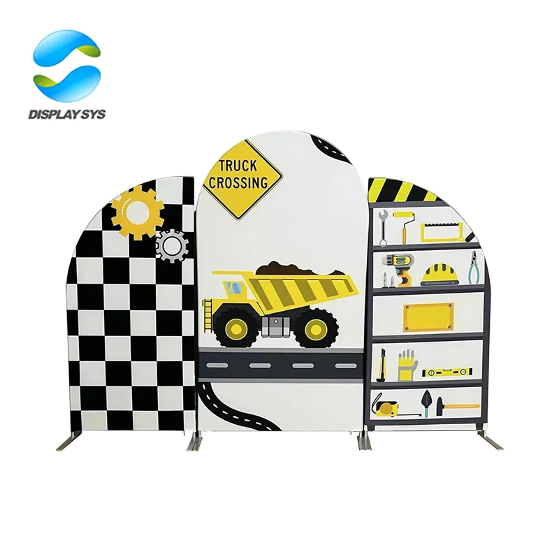 Customize arch covers backdrop for party ceremony decorations fabric arch photo background