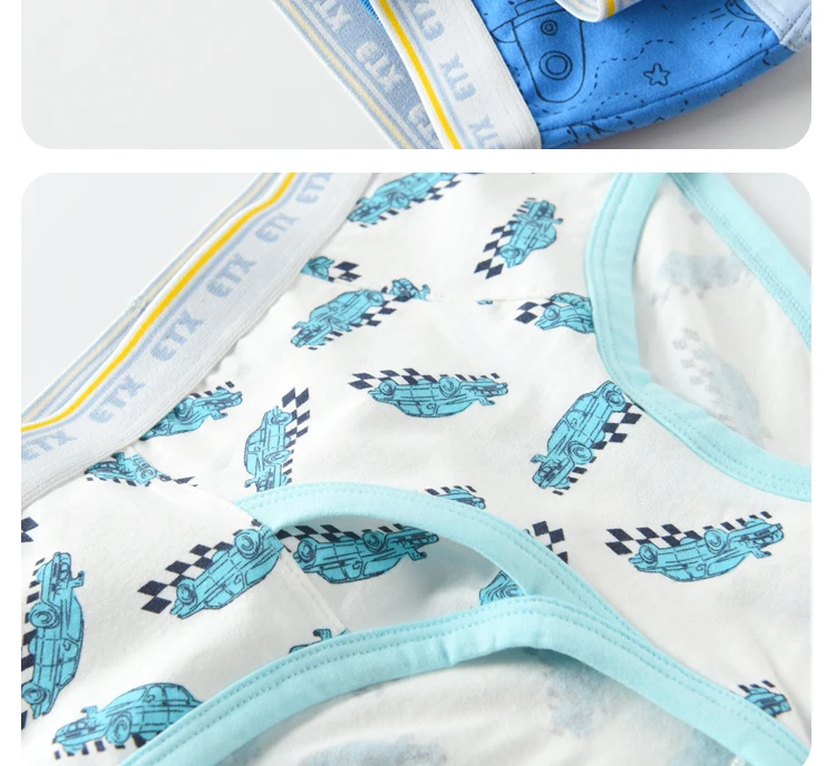 Мягкое детское нижнее белье хлопковые боксеры с мультяшным рисунком для мальчиков и детей шорты-боксеры девочек-подростков