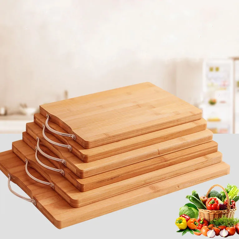 Low MOQ factory Custom bamboo chopping board set cutting board wood for home use