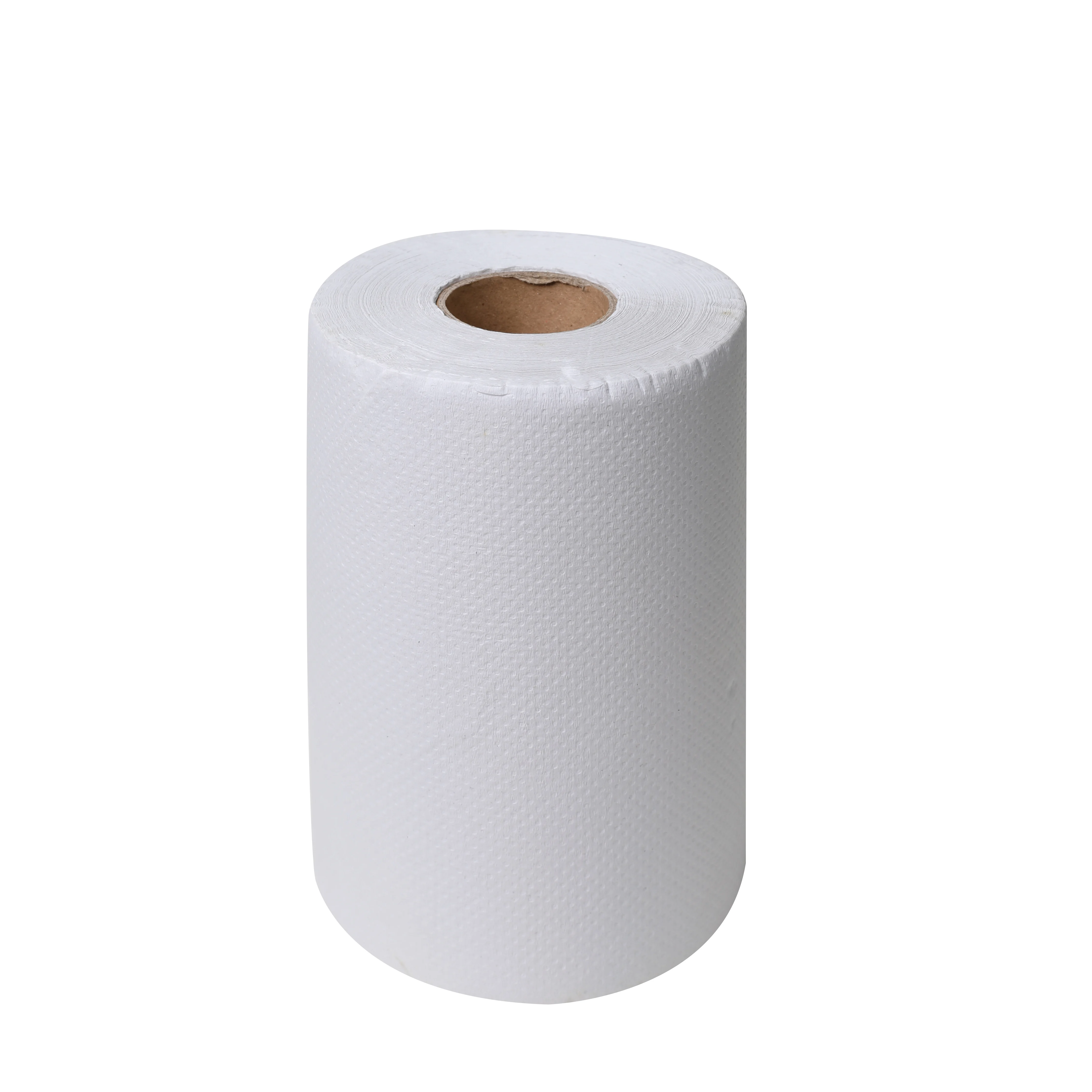 Bathroom hand towels 8'*600ft Brown Industrial Hardwound Paper Roll towel 2ply virgin