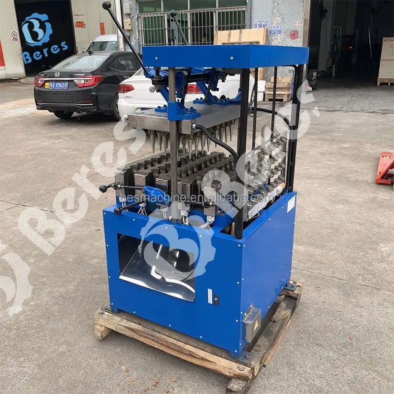 Semi Automatic Edible Horn Pizza Torch Tea Hot Coffee Cup Waffle Ice Cream Cone Making Machine