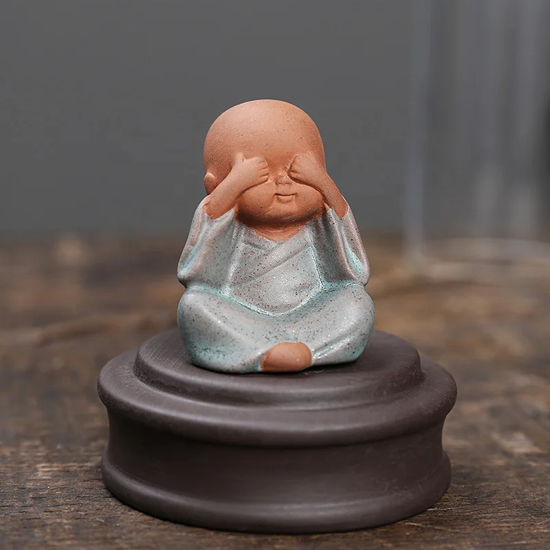 Buddha Smoke Fountain plastic glass Design Ceramic  Backflow  Incense Holder Burner Waterfall