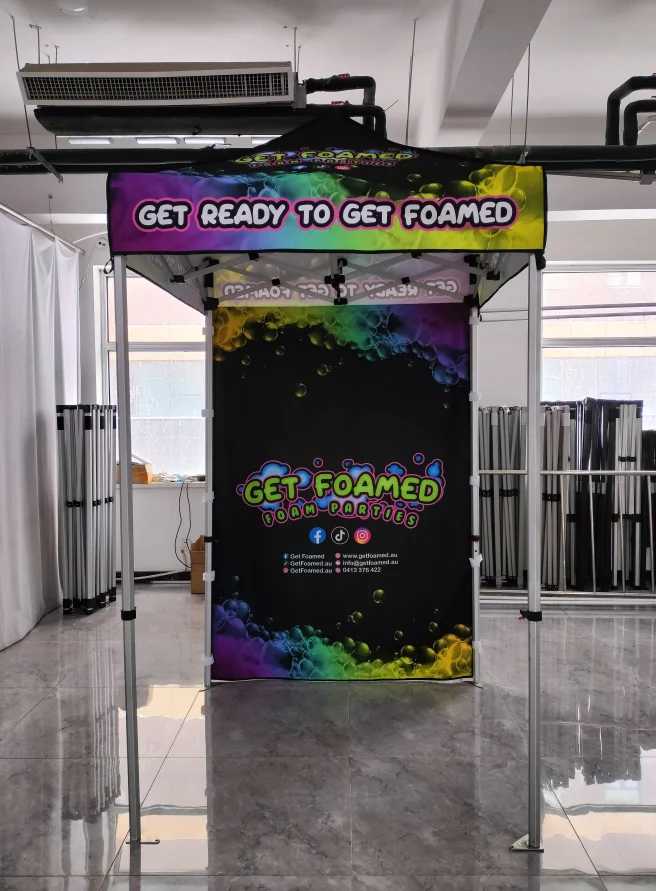 10X10 Custom Steel Canopy Tent Advertising Pop Up Tents For Trade Show Display Events Outdoor