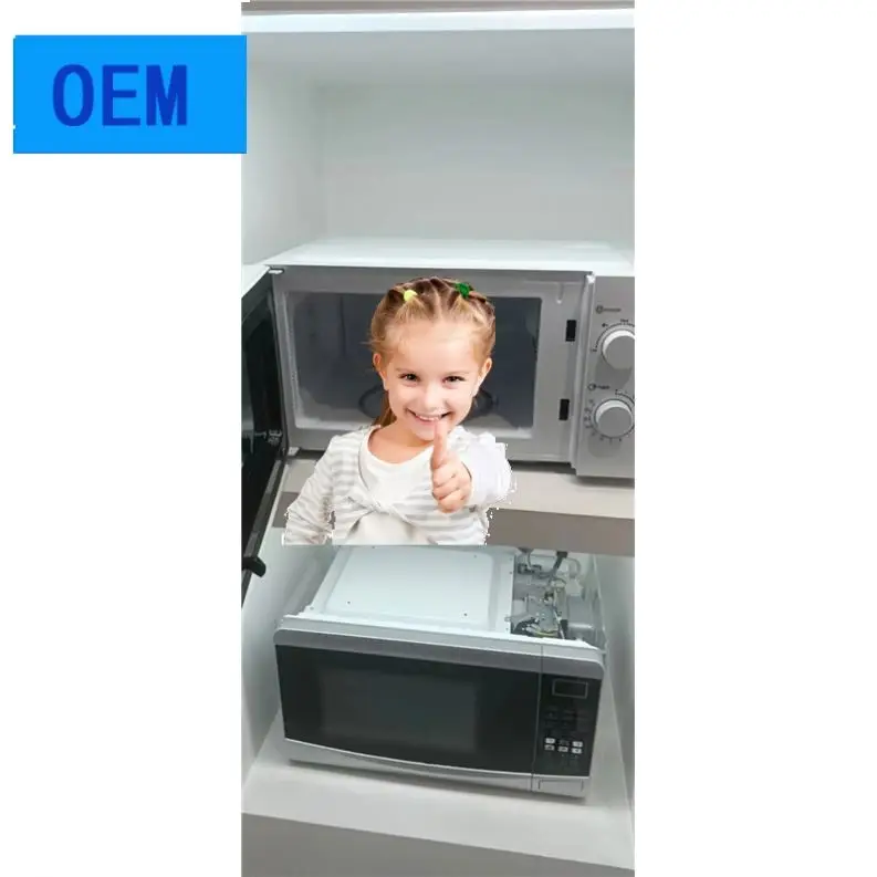 used Smeta 20L 0.7 Cuft Mini Portable Countertop Microwave Oven for Home