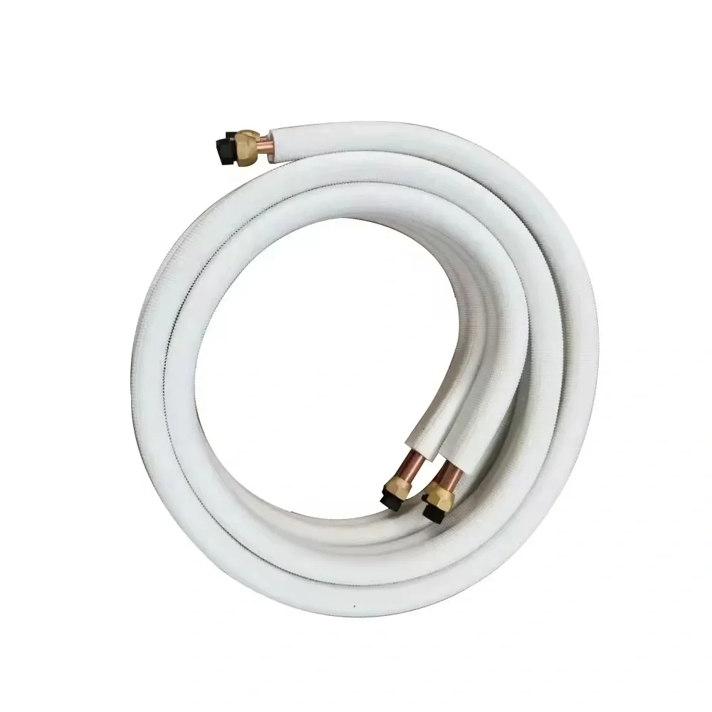 20 Mtr Insulated Pair Coil R410A  Grade with Pure Copper Tube Insulated Copper Tube Single Coil Pair Coil for Air Conditioner