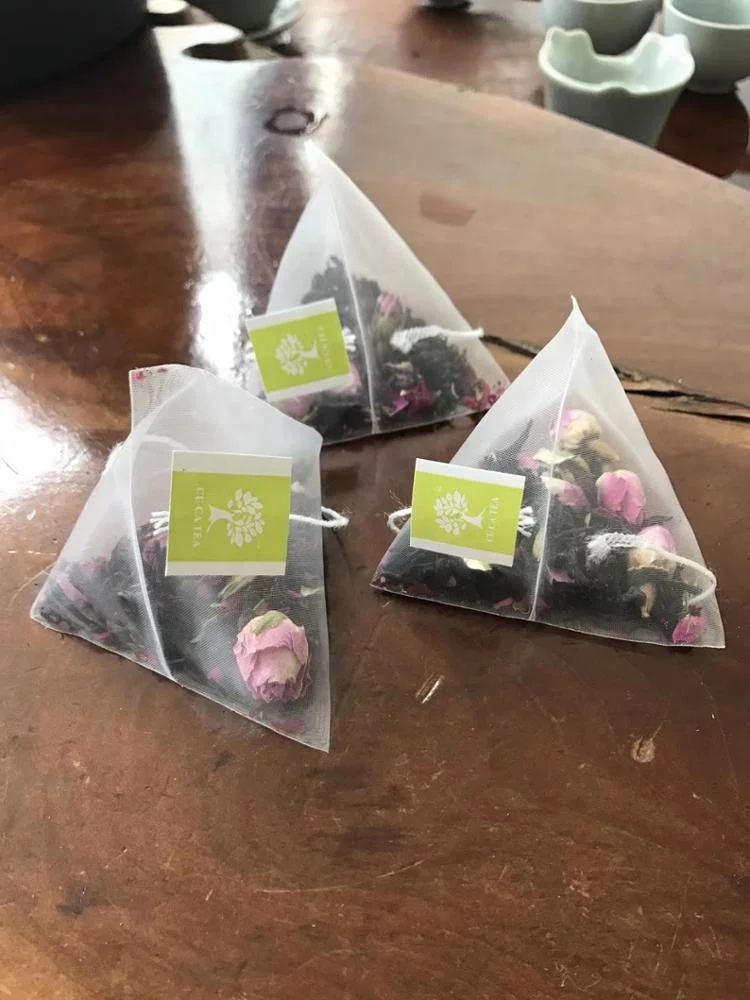 automatic triangle shape nylon tea bag packing machine