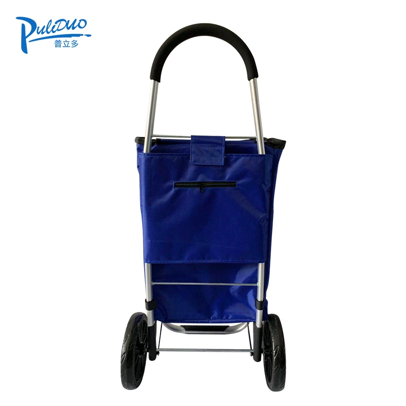 Aluminum alloy   shopping cart bag folding cart