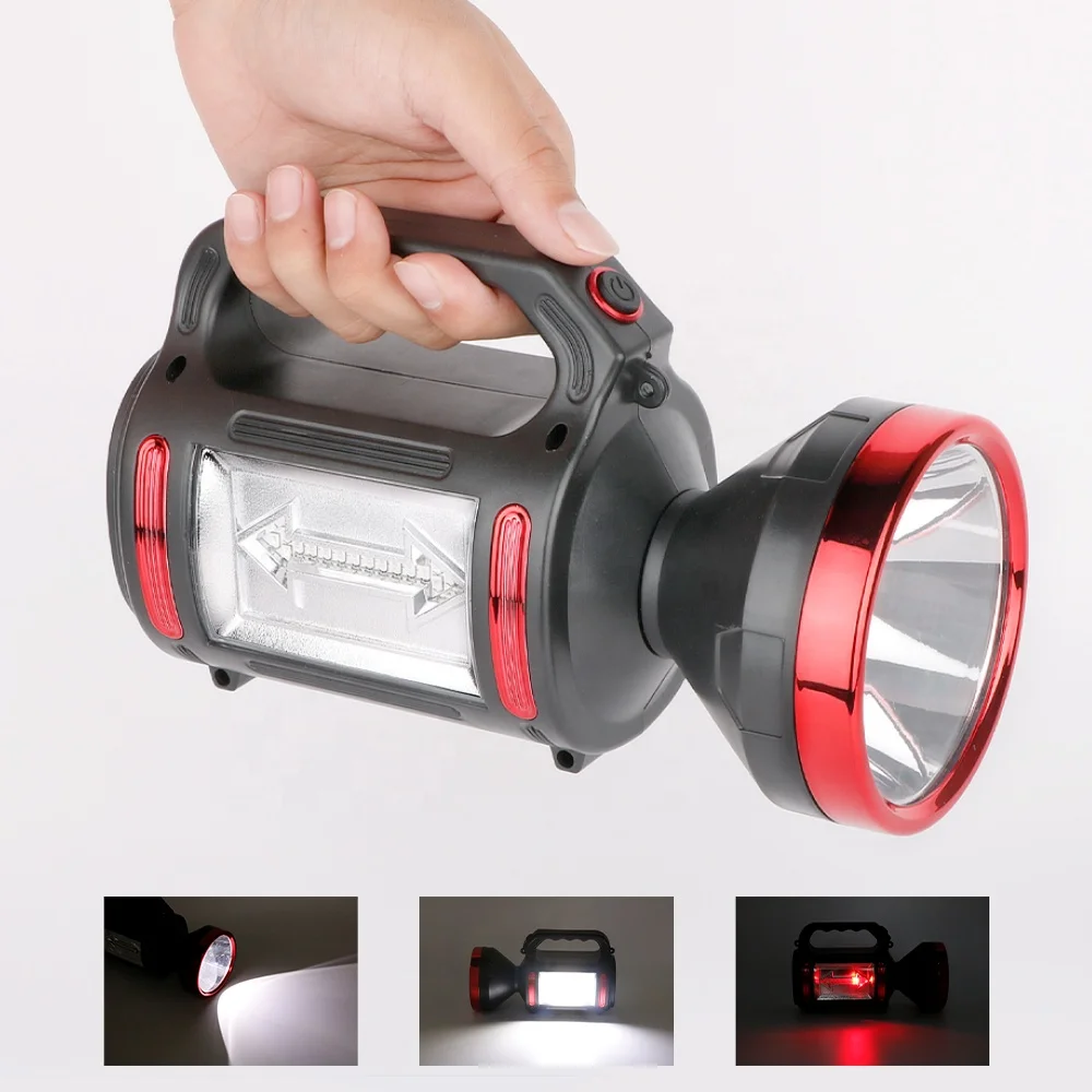 4000mAh power bank LED searchlight IPX4 waterproof lantern multifunction spotlight rechargeable LED camping lantern
