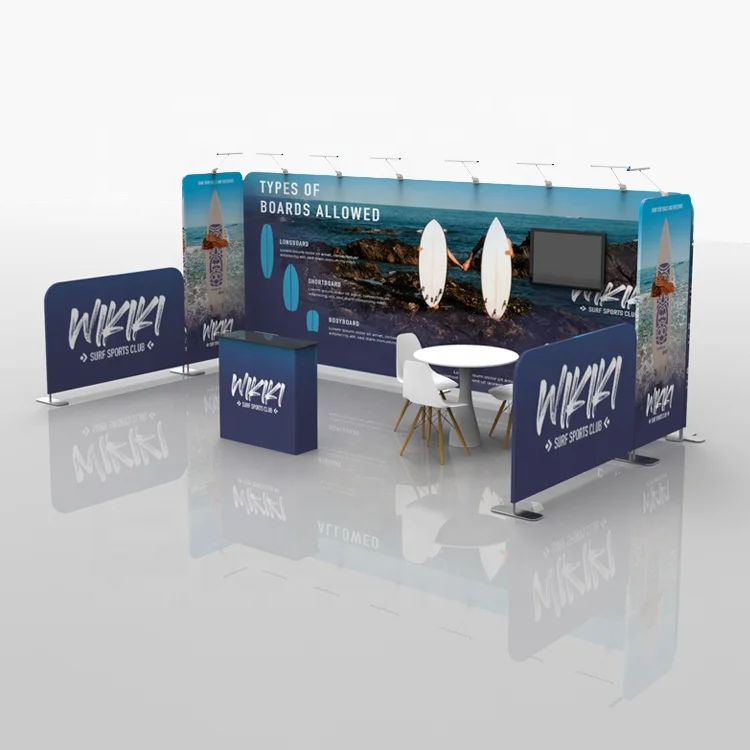 2022 новый дизайн портативный выставочный стенд для натяжения ткани дисплей