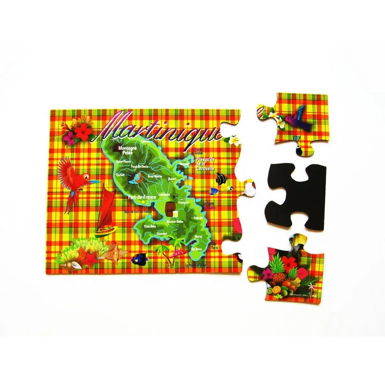 custom fridge magnet magnetic jigsaw puzzle for kids