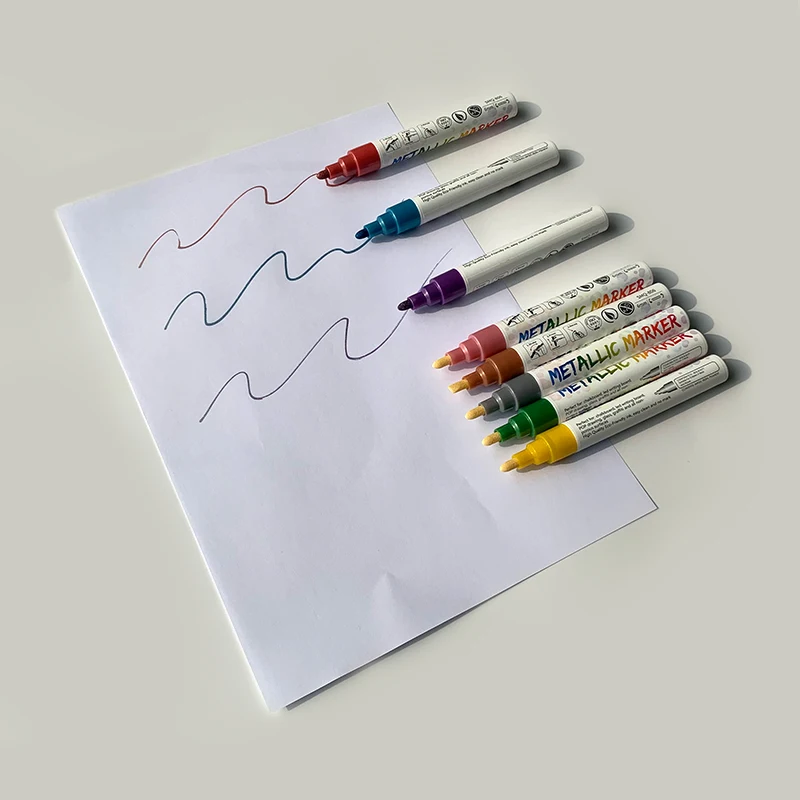 Cheap Price Metallic Marker Set Whiteboard Metallic Marker Painting Marker Set