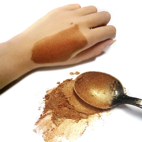 Hot Sale Gold Pearlescent Mica Powder Pearl Gold Pigment for Plastic Painting Coating Candle Ink Resin Craft