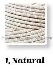 5MM 100%Cotton Crochet Zigzag Crochet Macrame Cord Bag Knitting Rope Crochet Yarn Weaving Supplies