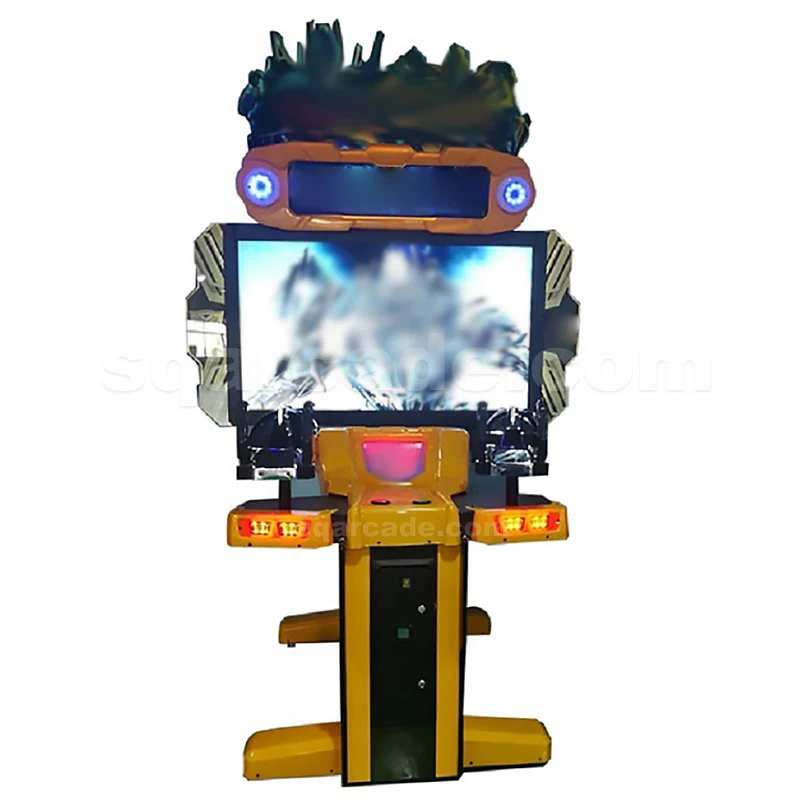 55 Inch Game Zone Standing Transformer Shooting Simulator Token Operated Indoor Arcade Game Simulator Electric Video Game