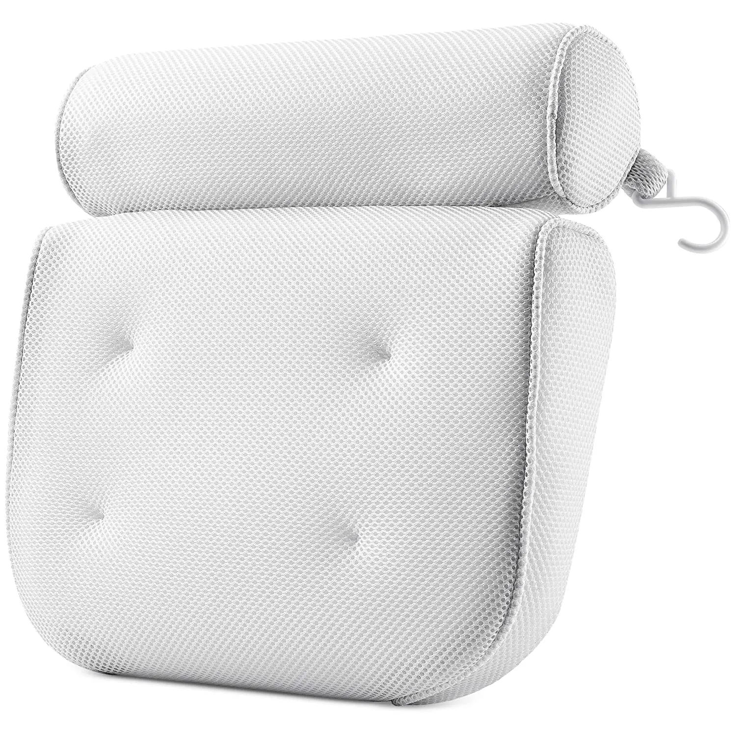 Подушка для ванны, мягкая подушка для спа для роскошного купания, подушка для горячей ванны с мягкой сеткой и поддержкой спины и шеи