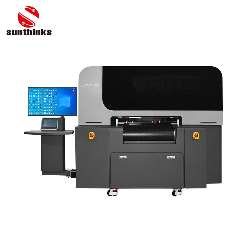 Suntinkink A3 A4 УФ Струйный Принтер цифровой однопроходной пластиковые пакеты упаковочная печатная машина