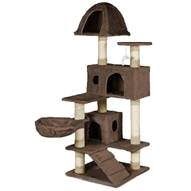 High Quality Modern Large Cat Tower Kitty Scratch House Natural Paradise Cat Tree