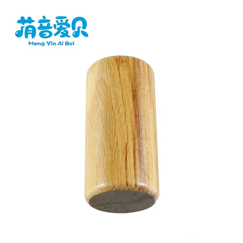 Kids Music Rattle Shaker custom logo wood musical shaker