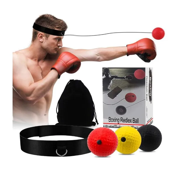 Boxing Reflex Ball Family Pack | Adjustable Headbands,  Novice ,Veteran and Boxer Reflex Ball