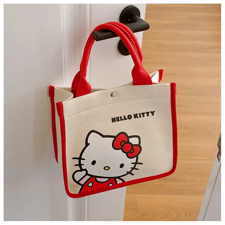 MM My Melody Shoulder Bag melody Fashion canvas tote bag Cinnamoroll large capacity Mommy bag