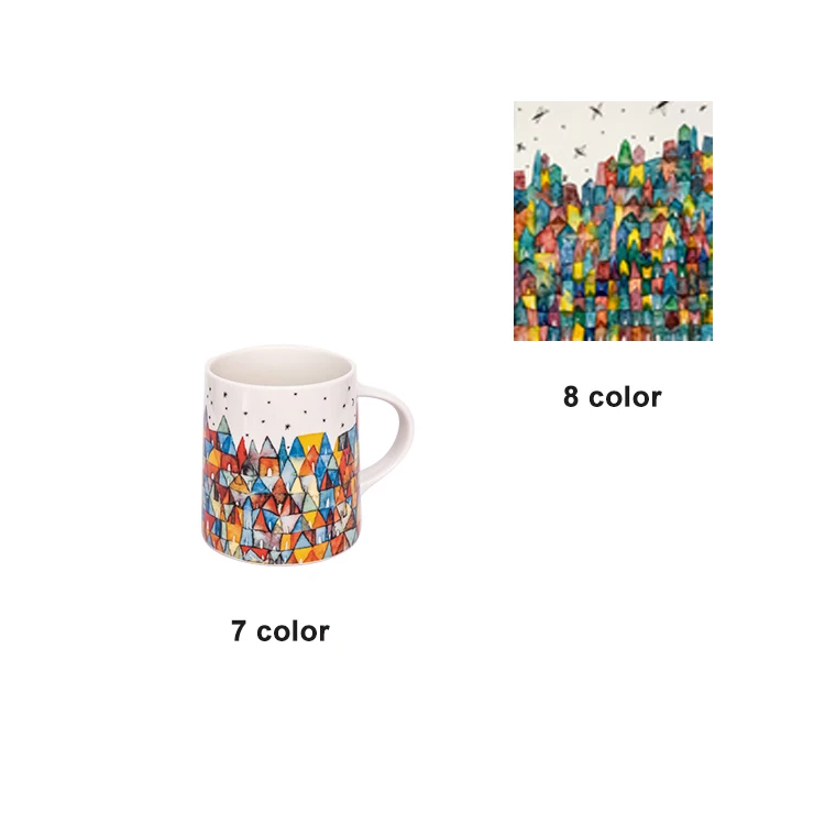 Best Quality Handmade Ceramic Mug Multicolored 7 by Nicola Fouche with Exquisite Gift Box
